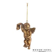 Christmas Poly gold angel A