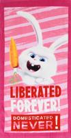 Universal strandlaken The Secret Life of Pets roze junior 70 x 140 cm