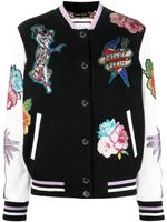 Philipp Plein veste bomber Hawaii - Noir