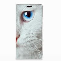 Samsung Galaxy Note 9 Hoesje maken Witte Kat