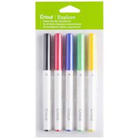 Cricut Explore/Maker Fine Point 5-Pack Classics Stiftset Zwart, Rood, Blauw, Groen, Geel - thumbnail