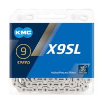 KMC X9SL 9 Speed Ketting, Zilver, 114 Link