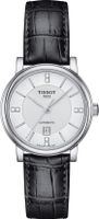 Horlogeband Tissot T600045626 / T1222071603601A Leder Zwart 15mm - thumbnail