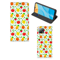 OPPO A15 Flip Style Cover Fruits - thumbnail