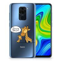 Xiaomi Redmi Note9 Telefoonhoesje met Naam Giraffe