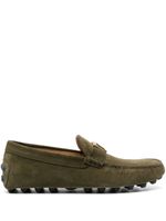 Tod's mocassins Gommino en daim - Vert - thumbnail