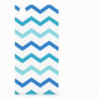 Sony Xperia XA1 Plus TPU bumper Zigzag Blauw