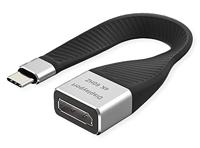 ROLINE Beeldschermadapter USB Type C - DP, ST/BU, 0,13 m