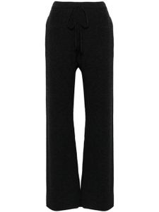 Maison Margiela pantalon en maille à coupe droite - Noir