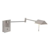 Steinhauer RVS wand leeslamp Retina 3402ST