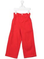 Marc Jacobs Kids pantalon ample à détail de patch - Rouge