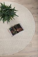 Nohr Rond Vloerkleed Turell 200cm - Beige - thumbnail