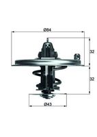 Thermostaat, koelvloeistof TX3685D - thumbnail