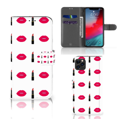 Apple iPhone 11 Pro Max Telefoon Hoesje Lipstick Kiss Apple iPhone 11 Pro Max Telefoon Hoesje Lipstick Kiss