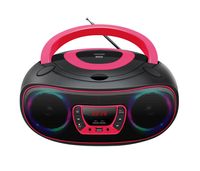 Denver TCL-212BT Radio/CD-speler VHF (FM) AUX, CD, USB, Bluetooth Sfeerverlichting Pink - thumbnail