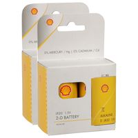 Shell Batterijen - type LR20 - 4x stuks - Alkaline - Longlife