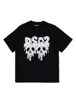 DSQUARED2 KIDS t-shirt en coton à logo imprimé - Noir