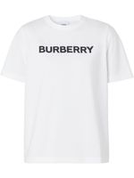 Burberry t-shirt en coton biologique à logo imprimé - Blanc - thumbnail