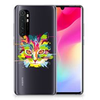 Xiaomi Mi Note 10 Lite Telefoonhoesje met Naam Cat Color