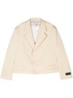 MM6 Maison Margiela blazer à simple boutonnage - Jaune