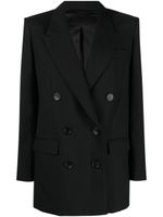 ISABEL MARANT double-breasted virgin-wool blazer - Noir - thumbnail