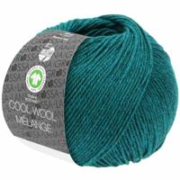 Cool Wool Melange GOTS 0105 Kleur: Petrol gevlekt