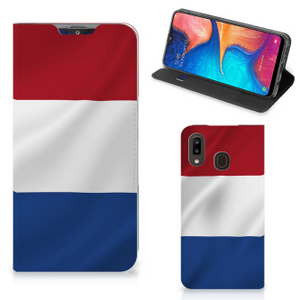 Samsung Galaxy A30 Standcase Nederlandse Vlag