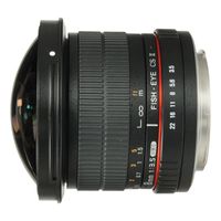 Samyang 8mm f/3.5 UMC fisheye CSII Fujifilm X-mount objectief - thumbnail