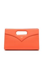 MCM petit sac cabas en cuir - Orange