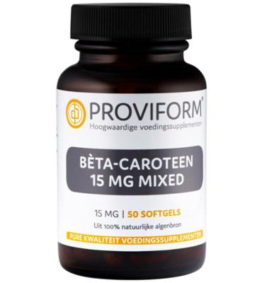 Proviform Betacaroteen 15 Mg Mixed (50sft) Proviform Betacaroteen 15 Mg Mixed (50sft)