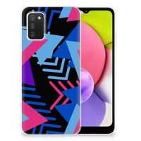 Samsung Galaxy A03S TPU Hoesje Funky Triangle