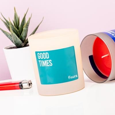 Kaars Met Tekst - Good Times