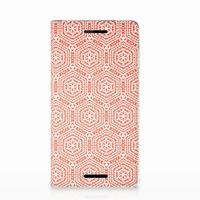 Nokia 2.1 2018 Hoesje met Magneet Pattern Orange - thumbnail