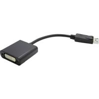 Value 12.99.3133 DisplayPort-kabel DisplayPort / DVI Adapterkabel DisplayPort-stekker, DVI-D 24+1-polige bus 0.15 m Zwart