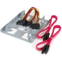 StarTech.com Dubbele 2,5 inch naar 3,5 inch HDD-steun voor SATA harde schijven 2,5 inch naar 3,5 inc