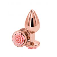 NS Novelties - Rear Assets Rose Aluminium Buttplug Medium Roze - thumbnail