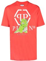 Philipp Plein t-shirt à logo Monster imprimé - Rouge - thumbnail