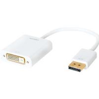 LogiLink CV0058B video kabel adapter 0,15 m DisplayPort 1.2 DVI Wit - thumbnail