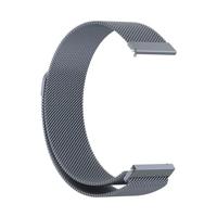 By Qubix - Compatible met Garmin Vivomove 3 / HR/Luxe/Sport/Style/Trend - Milanese bandje - Space Grey - Compatible Garmin bandje - Bandbreedte: 20mm
