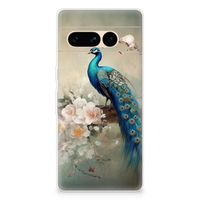 TPU Hoesje voor Google Pixel 7 Pro Vintage Pauwen