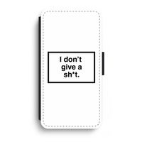 Don't give a shit: iPhone XR Flip Hoesje