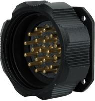 Showtec Socapex 19 Pin mannelijke chassisconnector