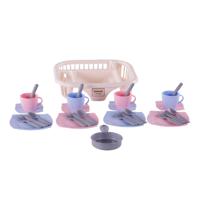 Cavallino Toys Cavallino Servies met Afwasrek Roze, 30dlg. - thumbnail