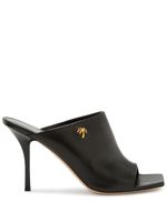 Palm Angels mules 95 mm en cuir - Noir