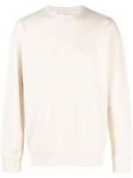 JW Anderson sweat en coton à logo brodé - Tons neutres