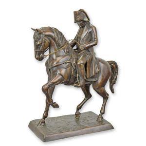 BRONZEN BEELD VAN NAPOLEON TE PAARD