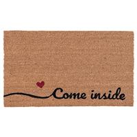 Clayre & Eef MC127 deurmat/deurmat Come inside 75 * 45 * 2 cm