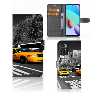 Xiaomi Redmi 10 Flip Cover New York Taxi