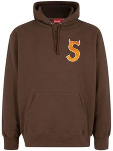 Supreme hoodie à logo S - Marron