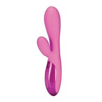 UltraZone Tease 6x Rabbit Style Silicone Vibe - Pink